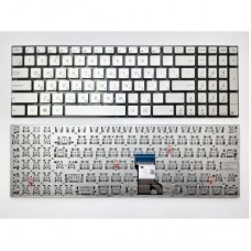 Клавіатура ноутбука ASUS UX501V срібляст під підсв RU (A46154)
