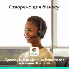 Наушники Logitech Zone 305 for Business Bluetooth Black (981-001458) - Фото