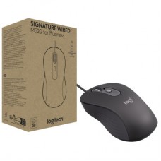 Мышка Logitech Signature M520 for Business USB-C Graphite (910-007511) - Фото