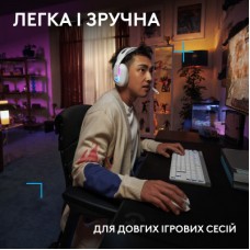 Наушники Logitech G522 Lightspeed Wireless Gaming Headset White (981-001550) - Фото