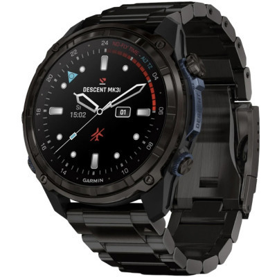 Смарт-время Garmin Descent Mk3i, 51mm, Crbn Gry DLC Ti/Ti, Dive Computer, GPS дайвинг компьютер (010-02752-14)