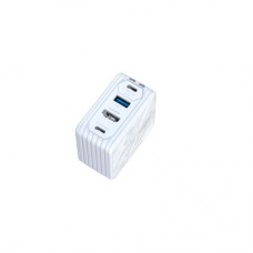 Зарядний пристрій AVerMedia GC313 CORE GO 100 W 2xUSB-С 1xUSB-A 1xHDMI white (40AAGC313AWP) - Фото