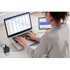 Зарядний пристрій AVerMedia GC313 CORE GO 100 W 2xUSB-С 1xUSB-A 1xHDMI black (40AAGC313AWN) - Фото