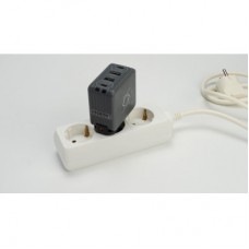Зарядний пристрій AVerMedia GC313 CORE GO 100 W 2xUSB-С 1xUSB-A 1xHDMI black (40AAGC313AWN) - Фото
