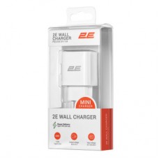 Зарядний пристрій 2E 25W USB-C PD white (2E-WC1USBC25W-W) - Фото