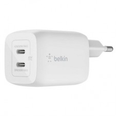 Зарядное устройство Belkin 65W 2хUSB-С GAN PD PPS white (WCH013VFWH)