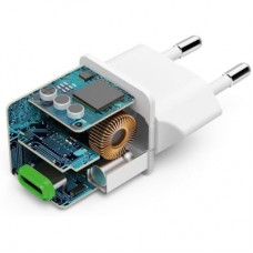 Зарядний пристрій Hama 25W USB-С PD white (00201981) - Фото
