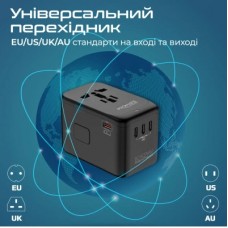 Зарядний пристрій Promate tripmate-gan100 - Фото