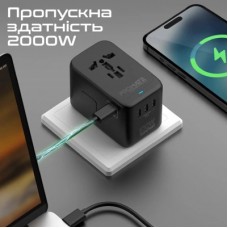 Зарядний пристрій Promate tripmate-gan100 - Фото