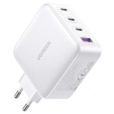 Зарядний пристрій Ugreen 4xUSB 100 W (3xUSB-C+USB-A) Gan white CD226 (15337) - Фото