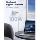 Зарядний пристрій Ugreen 4xUSB 100 W (3xUSB-C+USB-A) Gan white CD226 (15337)