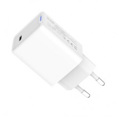Зарядний пристрій ColorWay GaN Mini 65 W PD Port PPS USB-C white (CW-CHS049PD-WT) - Фото