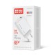 Зарядний пристрій ColorWay GaN Mini 65 W PD Port PPS USB-C white (CW-CHS049PD-WT)