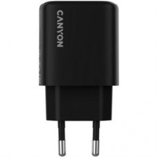 Зарядний пристрій Canyon OnCharge 250 25 W 1xPD EU Black (CNE-CHA250-11) - Фото