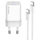 Зарядное устройство ColorWay GaN Mini 30W PD Port PPS USB (Type-C PD + USB QC4.0) cable Type-C