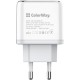 Зарядное устройство ColorWay Power Delivery Port PPS USB (Type-C PD + Type-C PD) (40W) white (CW-CHS048PD-WT)