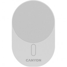 Зарядний пристрій Canyon OnGrip 105 15 W Qi2 Wireless White (CNS-CCH105W) - Фото