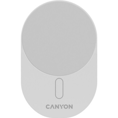 Зарядний пристрій Canyon OnGrip 105 15 W Qi2 Wireless White (CNS-CCH105W)