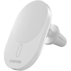 Зарядний пристрій Canyon OnGrip 105 15 W Qi2 Wireless White (CNS-CCH105W) - Фото