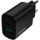 Зарядний пристрій Canyon OnCharge 200 20 W 1xPD 1xQC EU Black (CNE-CHA200-31)