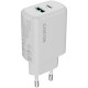 Зарядний пристрій Canyon OnCharge 200 20 W 1xPD 1xQC EU White (CNE-CHA200-21)