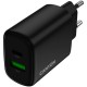 Зарядний пристрій Canyon OnCharge 250 25 W 1xPD 1xQC EU Black (CNE-CHA250-31)