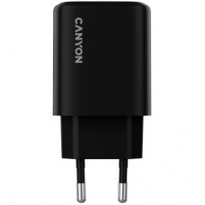 Зарядний пристрій Canyon OnCharge 250 25 W 1xPD 1xQC EU Black (CNE-CHA250-31) - Фото