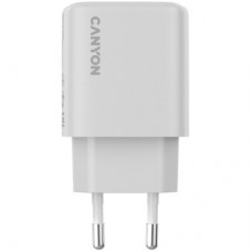 Зарядний пристрій Canyon OnCharge 250 25 W 1xPD EU White (CNE-CHA250-01) - Фото