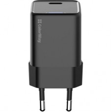 Зарядний пристрій ColorWay GaN Mini 25 W PD Port PPS USB-C black (CW-CHS052PD-BK) - Фото