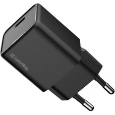 Зарядний пристрій ColorWay GaN Mini 25 W PD Port PPS USB-C black (CW-CHS052PD-BK) - Фото