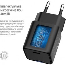 Зарядний пристрій ColorWay GaN Mini 25 W PD Port PPS USB-C black (CW-CHS052PD-BK) - Фото