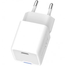 Зарядний пристрій ColorWay GaN Mini 30 W PD Port PPS USB-C white (CW-CHS054PD-WT) - Фото