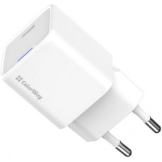 Зарядний пристрій ColorWay GaN Mini 30 W PD Port PPS USB-C white (CW-CHS054PD-WT) - Фото