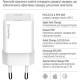 Зарядний пристрій ColorWay GaN Mini 30 W PD Port PPS USB-C white + cable Type-C (CW-CHS054PDC-WT)