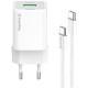 Зарядное устройство ColorWay GaN Mini 35W PD Port PPS USB (Type-C PD + USB QC4.0) cable Type-C