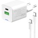 Зарядное устройство ColorWay GaN Mini 35W PD Port PPS USB (Type-C PD + USB QC4.0) cable Type-C