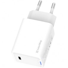 Зарядний пристрій ColorWay GaN Mini 45 W PD Port PPS USB-C white (CW-CHS057PD-WT) - Фото