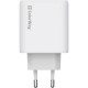 Зарядное устройство ColorWay GaN Mini 50W PD Port PPS USB (Type-C PD 30W + Type-C PD 20W) white