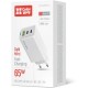 Зарядний пристрій ColorWay GaN Mini 65 W PD Port PPS USB (USB-2C1A) white (CW-CHS058PD-WT)