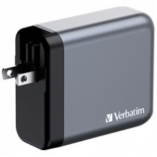 Зарядний пристрій Verbatim GaN 140 W 4 ports (2xUSB-C-140 W, USB-C 20 W / USB-A -3.0) (32203) - Фото