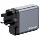 Зарядное устройство Verbatim GaN 140 W 4 ports (2xUSB-C-140 W,USB-C 20 W /USB-A -3.0) (32203)
