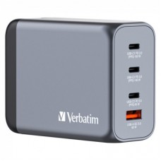 Зарядное устройство Verbatim GaN 200 W 4 ports (2xUSB-C-100 W,USB-C-65 W /USB-A -3.0) (32204)
