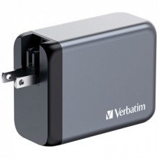 Зарядний пристрій Verbatim GaN 200 W 4 ports (2xUSB-C-100 W, USB-C-65 W/USB-A -3.0) (32204) - Фото