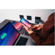Зарядний пристрій Verbatim GaN 200 W 4 ports (2xUSB-C-100 W, USB-C-65 W/USB-A -3.0) (32204) - Фото