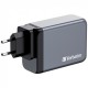 Зарядний пристрій Verbatim GaN 240 W 4 ports (USB-C-140 W, USB-C-100 W, USB-C-65 W/USB-A-3.0) (32205)