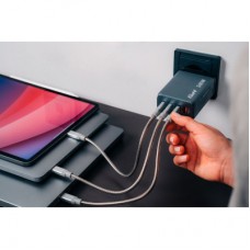 Зарядний пристрій Verbatim GaN 240 W 4 ports (USB-C-140 W, USB-C-100 W, USB-C-65 W/USB-A-3.0) (32205) - Фото