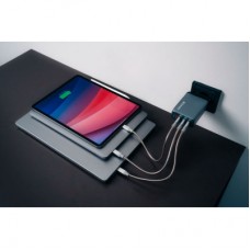 Зарядний пристрій Verbatim GaN 240 W 4 ports (USB-C-140 W, USB-C-100 W, USB-C-65 W/USB-A-3.0) (32205) - Фото