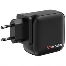 Зарядний пристрій Verbatim MiniGaN 100 W 4 ports (3xUSB-C/1xUSB-A) (32231) - Фото