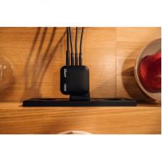 Зарядний пристрій Verbatim MiniGaN 100 W 4 ports (3xUSB-C/1xUSB-A) (32231) - Фото