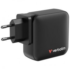 Зарядний пристрій Verbatim MiniGaN 165 W 4 ports (3xUSB-C/1xUSB-A) (32216) - Фото
